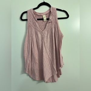 pink free people top